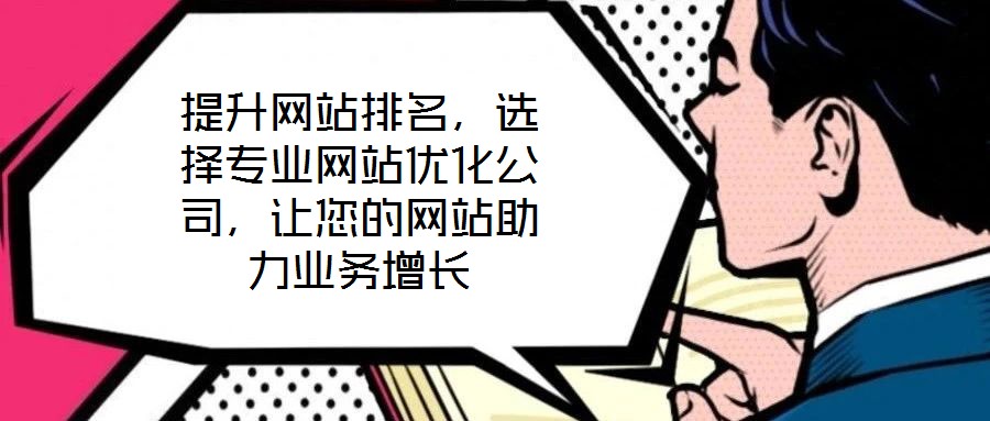 提升網(wǎng)站排名，選擇專業(yè)網(wǎng)站優(yōu)化公司，讓您的網(wǎng)站助力業(yè)務(wù)增長